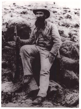 Circa 1900. Anglo-Boer War.  Boer general WJ Kolbe.