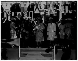 Paarl, 20 February 1947. Royal party on dais.