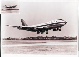 
SAA Boeing 747 ZS-SAN 'Lebombo' taking off.
