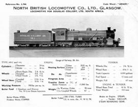 Class 12A type locomotive built for Douglas Colliery by North British Loco.