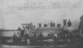 
NGR No 48 "Havelock". First locomotive built in SA. Shown here as built as a 2-8-2TT.
