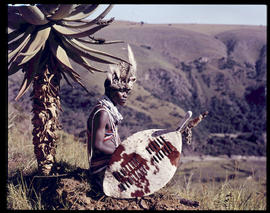 Melmoth district, 1961. Overlooking gorge at Nkandla.
