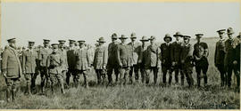 Johannesburg, 6 February 1915. Railway officers at a field day at Canada Junction during World Wa...