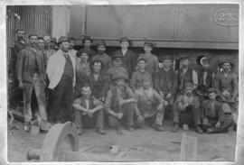 Bloemfontein, 1891. Workshop personnel at No 233.