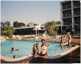 Swaziland, 1973. Holiday Inn hotel near the Swazi Spa. [CJ Dannhauser]