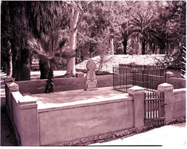 "South-West Africa, 1957. Herero monument, graves of three Herero chiefs."