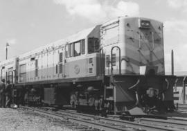 Johannesburg, 1960. Germiston. SAR Class 1-DE No D723 later SAR Class 31-000 No 310724.