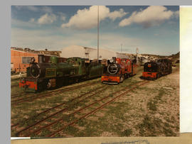 Port Elizabeth. SAR Class NG15 No 124 'Granny Smith' (left), SAR Class NG15 No 122 'Starking' (ce...