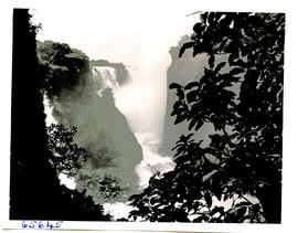 Victoria Falls, Zimbabwe, 1957.Victoria Falls gorge.