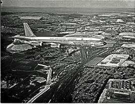 Johannesburg. SAA Boeing 707 ZS-SAE 'Windhoek'. Note: This is a manipulated image.