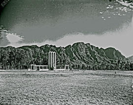 Franschhoek, 1950. Huguenot memorial.