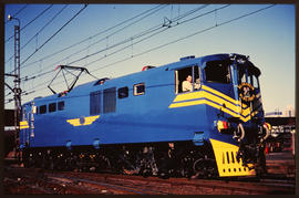 Johannesburg. SAR Class 6E1 Srs 6 No E1340 for use on the new Blue Train at Braamfonein.