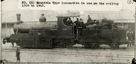 Port Nolloth. Mountain type Kitson locomotive 'Clara' in use 1890 to 1942 Kitson on the Port Noll...