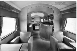 
Blue Train lounge car interior.
