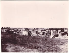 Circa 1900. Anglo-Boer War. Zand River bridge.