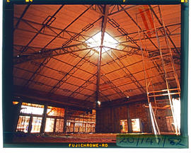Bapsfontein, December 1982. New gymnasium at the apartment complex at Sentrarand. [T Robberts]