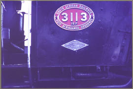 Name plate of SAR Class 15F No 3113.