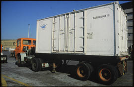 
Transportation of containers.
