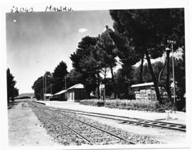 Maseru, Basutoland, 11 March 1947. Railway station.