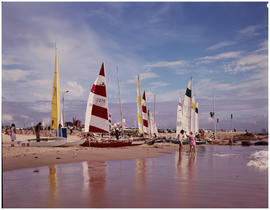 Port Elizabeth, April 1975. Yacht race. [S Mathyssen]
