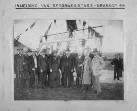 Graskop, 1914. Inauguration of station building.