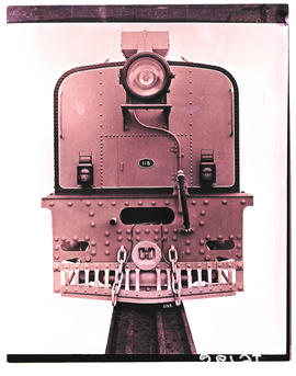 Front view of SAR Class NGG16 No 115. Part of second order built by Beyer Peacock & Co No's 6...