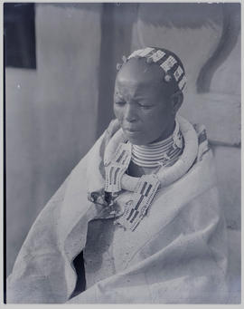 Pretoria district, 1952. Ndebele woman.