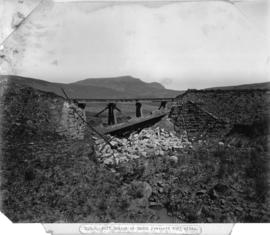Mount Prospect. NGR bridge damaged during Anglo-Boer War.