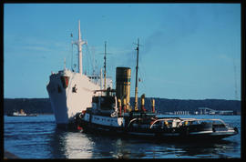 Durban, 1967. SAR tug 'T. Eriksen' at work in Durban Harbour. [HT Hutton]