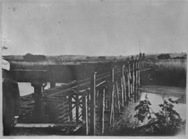Circa 1902. Construction Durban - Mtubatuba: Umvolosi Bridge under construction. (Album on Zulula...
