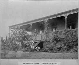 Circa 1902. Construction Durban - Mtubatuba: Mr Reynolds's house at Tugela. (Album on Zululand ra...