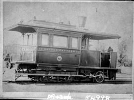 CGR No E5 'Little Eastern' steam railcar used by senior officials on the Eastern System 1886.