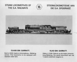 SAR postcard series No 15: SAR Class GM Garratt.
