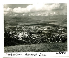 Barberton, 1955. Town view.