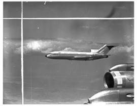 "1966. SAA Boeing 727 ZS-DYN 'Limpopo' in flight."