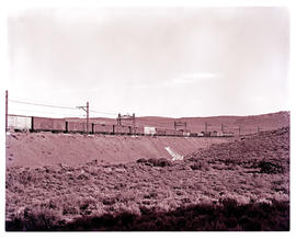 "Matjiesfontein, 1962. Goods train."