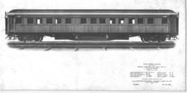 SAR type E-13 2nd class main line coach no 1806.