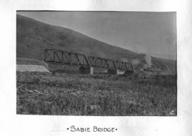 Sabie district, 1914. Sabie River bridge. (Dempster Album of Nelspruit - Graskop construction)