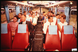 Passengers inside SAR tour bus.