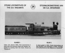 SAR postcard series No 24: NGR Class 1 'Hendrie B'.