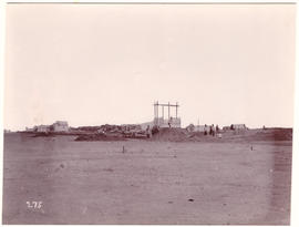 Circa 1900. Anglo-Boer War. Wolvehoek station and defences.