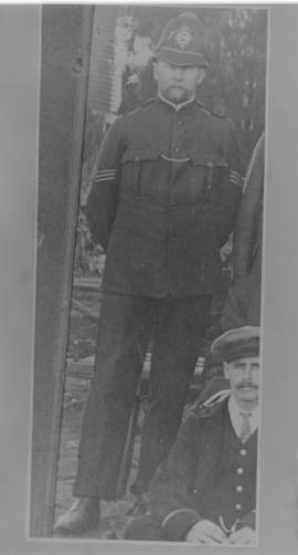 April 1911. SAR Police constable in uniform.