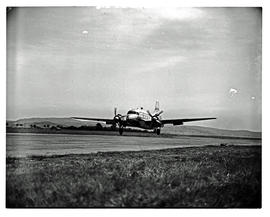 
SAA Vickers Viking landing.
