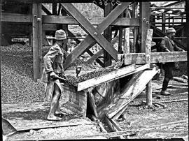 Natal, 1923. Natal Navigation Colliery - washing pea coal.
