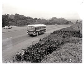 Durban district, 1966. SAR Mercedes Benz tour bus No MT16934.