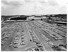 Johannesburg, 1971. Jan Smuts Airport. Car park.