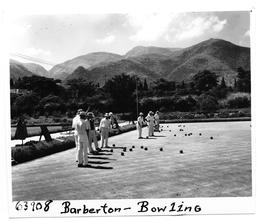 Barberton, 1955. Bowling.