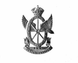 Circa 1949. Military badge. SAR&H Brigade 'Semper Paratus'.