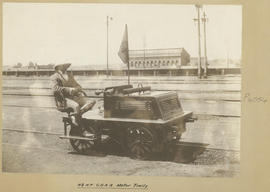 Frank Dutton on a 4.5 hp CSAR motor trolley.