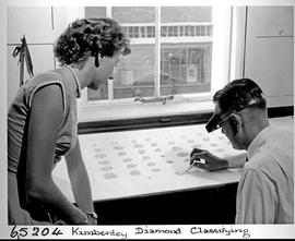 "Kimberley, 1956. Diamond classification."